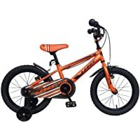 Umit 16 Pulgadas 6 Bicicleta Infantil XT16- Partir de 5 años- Frenos V-Break- Unisex niños- Naranja